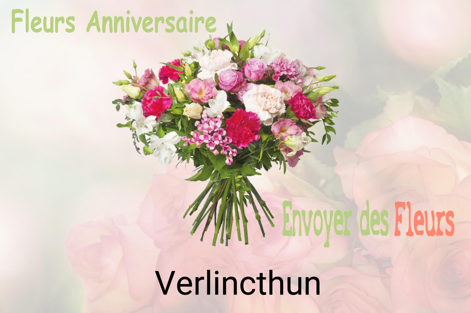 Bouquet de fleurs d’anniversaire livré à Verlincthun